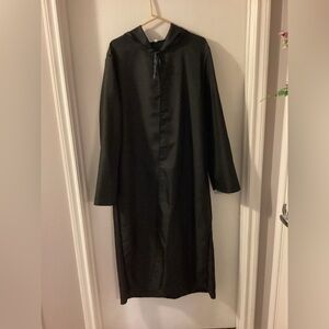 Medieval hooded sleeved cape side, extra large